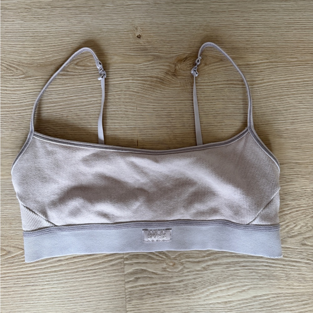 SKIMS Cotton Rib Scoop Bralette